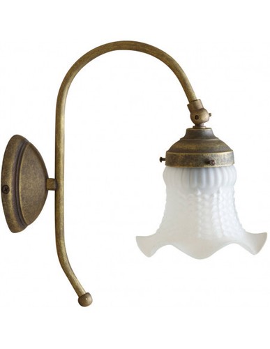 Applique ottone casa con - in,