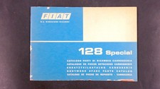 Catalogo Parti di Ricambio Carrozzeria per Fiat 128 Special Originale Epoca