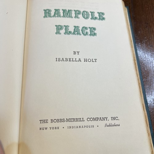 Rampole place isabella holt - rampole, by