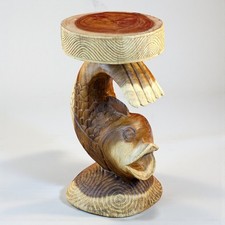 Legno Porta Fiori Pesce