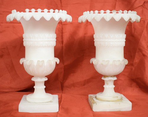 Alabaster coppia antichi - alabaster, di