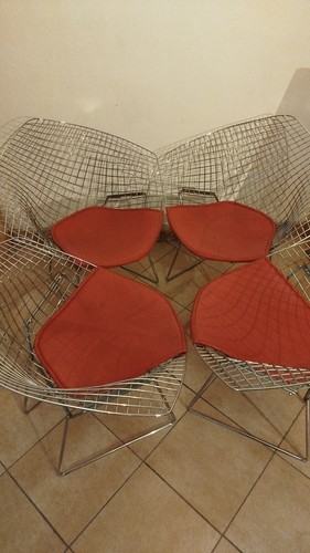 Sedie diamond bertoia - bertoia, anni