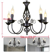 Lampadario stile country 5