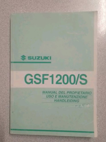 Manuale suzuki gsf1200 - manuale,