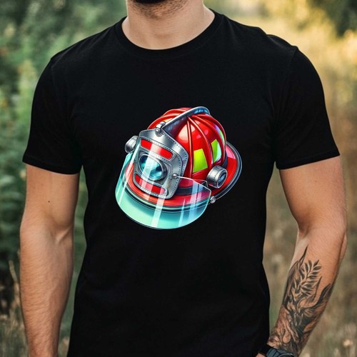 Shirt uomo pompiere - t-shirt, fantasia