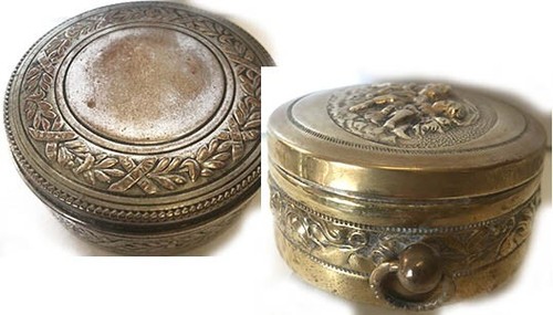 Antico cofanetto scatoletta - antico,