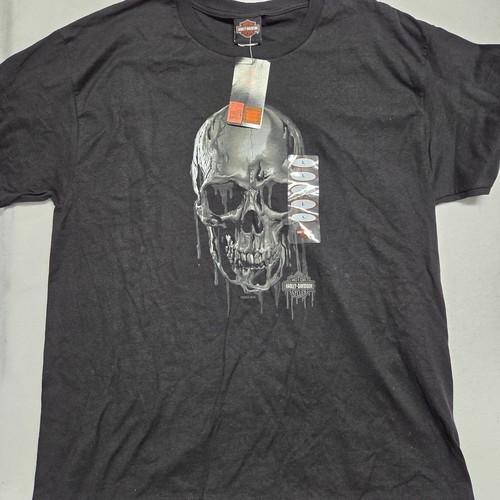 Shirt harley davidson skull - t-shirt,