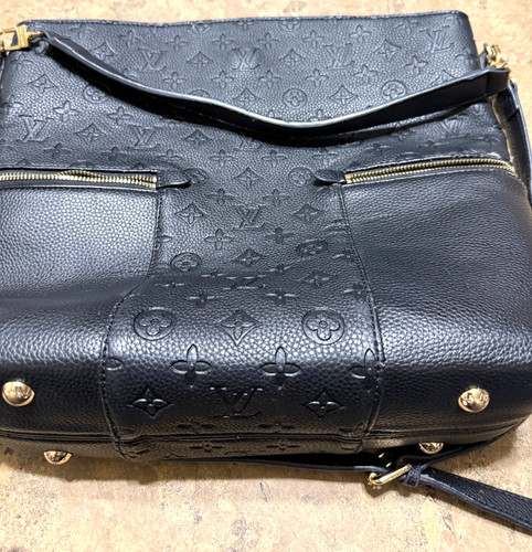 Borsa tracolla nera ciottoli - borsa,