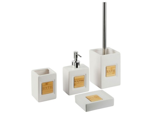 Set accessori bagno in - set, di