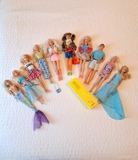 Lotto 10 Barbie,Teresa Benetton,Teen Talk,Western Fun, Tahiti,Secret Messages