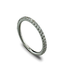 Anello In Oro Bianco 750 Con Diamanti 0,50 Carati Anello Di Fidanzamento