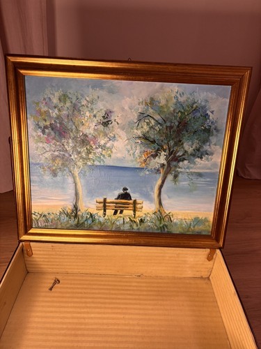 Quadro olio tela con - olio,