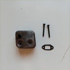 MARMITTA silenziatore TERMINALE MOTOSEGA OLEO MAC 935 DF EFCO 134 135 usato