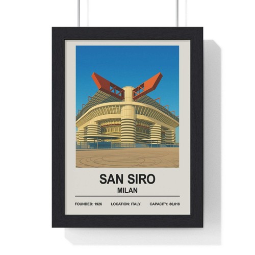 Poster esterno stadio san siro - poster,