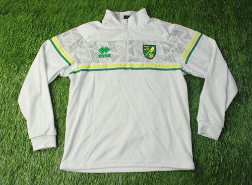 Felpa zip calcio norwich city - felpa,