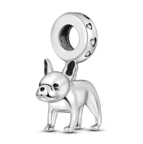 Charm argento 925 bulldog