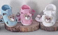 Sandaletti bebè, uncinetto