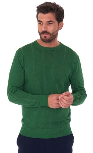 Maglia girocollo coste - maglia, a
