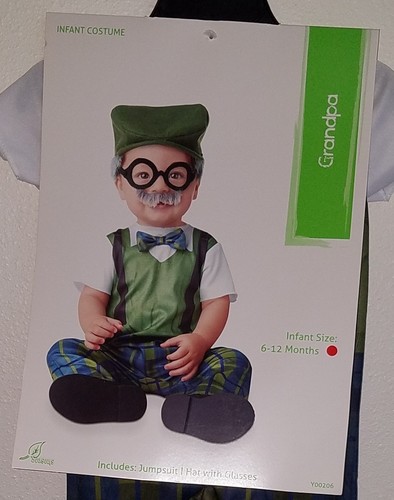 Nuovo costume nonno halloween - nonno,