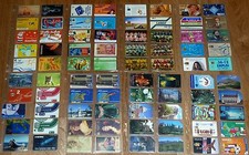 COLLEZIONE DI 109 SCHEDE CARTE TELEFONICHE STRANIERE EUROPA ASIA AMERICA estere