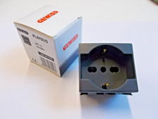 GEWISS PLAYBUS GW30212 PRESA 2P+T 10-16A SCHUKO BIPASSO