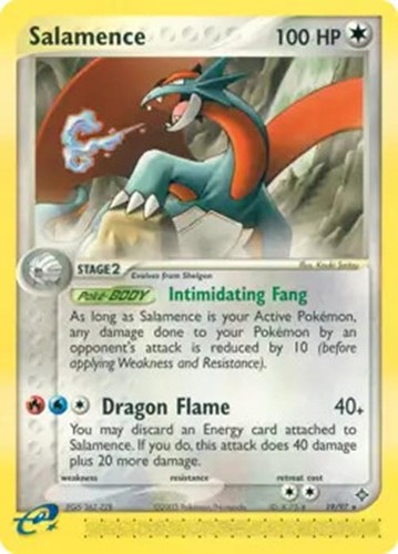 Salamence pokemon ex - salamence, 19/97