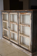 vetrina indiana in legno sia