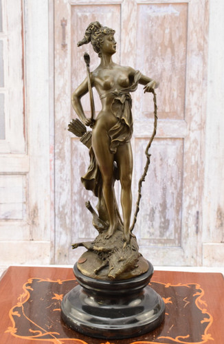 Statua bronzo donna scultura