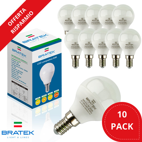 10pz lampadine led e14 - 10pz,