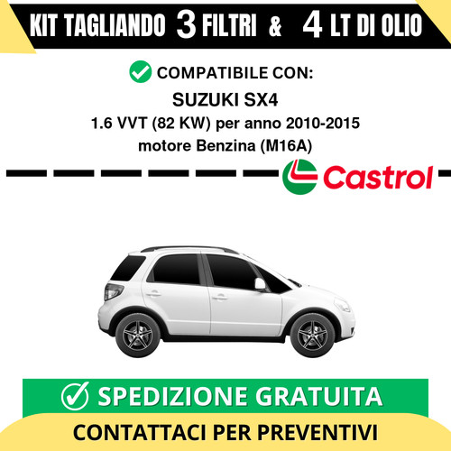 Tagliando per suzuki sx4 6 - tagliando, 1.6