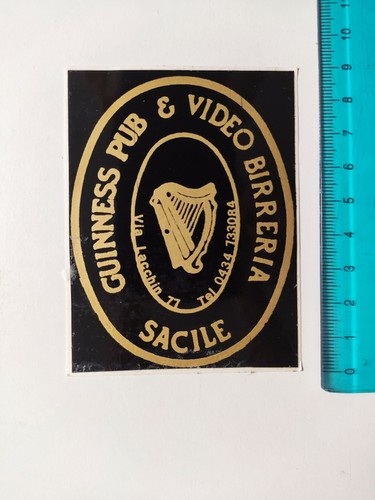 Adesivo guinness pub birreria - adesivo,