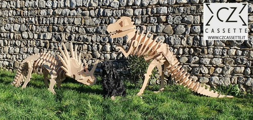 Dinosauro rex tricer - t-rex,