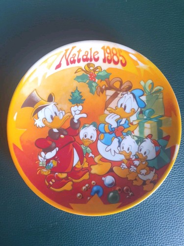 Piatto natale walt disney 1985 - walt,
