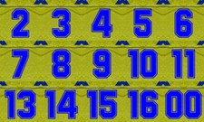 STAMPA NUMERI X MAGLIA CALCIO