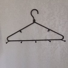 Rod Iron Coat Rack Shaped As A