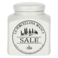 Barattolo sale porcellana - la,