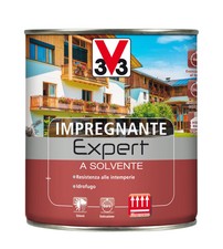 IMPREGNANTE A SOLVENTE V33 "EXPERT" NOCE SCURO 2,5 LITRI