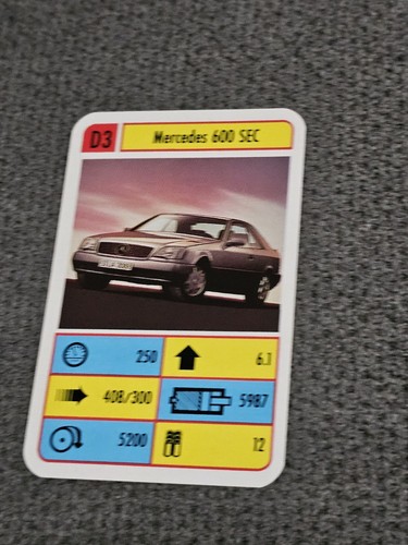 Mercedes 600 sec scheda - sec,