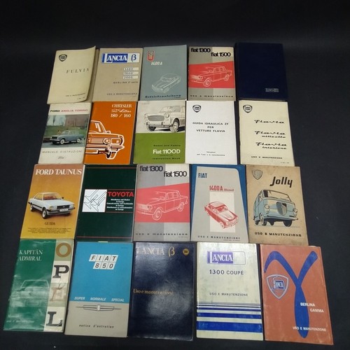 Lotto libretti uso - , e