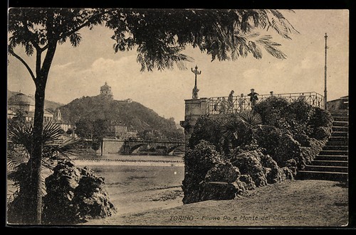 Cartolina torino fiume e - fiume,