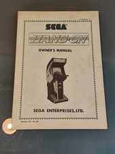 Original Sega Super Hang On arcade video game owners manual Coin Up Manuale 
