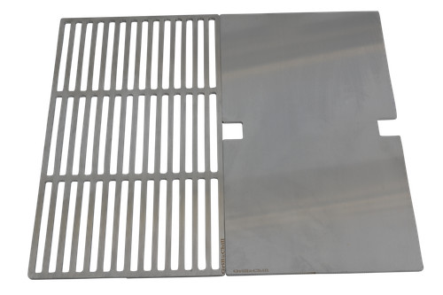 Griglia acciaio inox piastra - acciaio, +