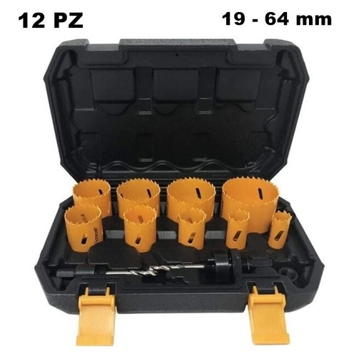 Kit frese tazza metal 12 - kit,