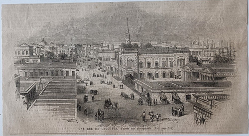 Stampa antica 1865 calcutta - 1865,