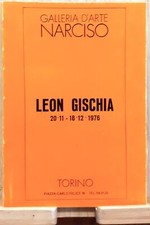 Leon Gischia catalogo invito Galleria Narciso
