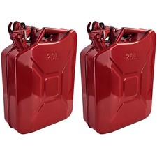 Metallo fusto rosso 20l - 2x, di