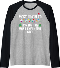 Più Propensi a Chiedere Il Natale Del Gruppo Regalo Più Costoso Maglia Con Manic