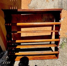 Piattaia in legno massello pensile credenza scolapiatti cucina