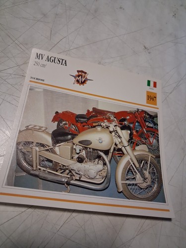 Agusta 250 1947 fiche - mv, carte