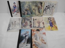 lotto 10 cartoline donne